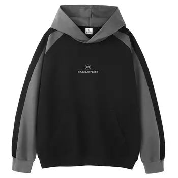 Толстовка унисекс R.super, Белый/Серый