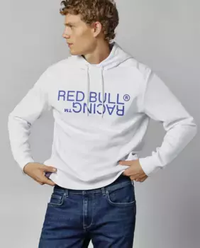 Толстовка унисекс Red Bull Racing с регулируемым капюшоном и принтом логотипа Pepe Jeans, белый