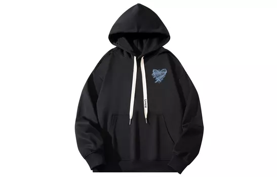 Толстовка унисекс RHIME, Черный (на флисовой подкладке и утолщенный)