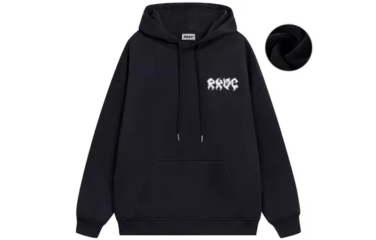 Толстовка унисекс Rkvc, Белая флисовая подкладка