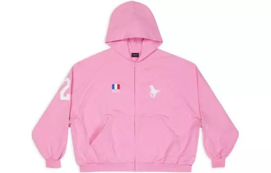 Толстовка унисекс розовая Balenciaga, розовый