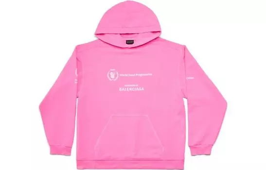Толстовка унисекс розовая Balenciaga, розовый