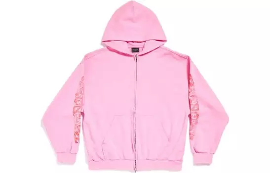 Толстовка унисекс розовая Balenciaga, розовый