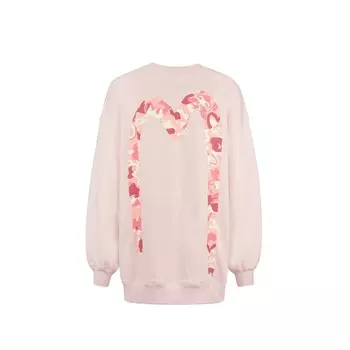 Толстовка унисекс розовая Evisu