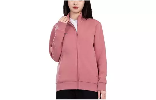 Толстовка унисекс розовая Lining, розовый