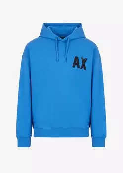 Толстовка унисекс с капюшоном Armani Exchange, синий