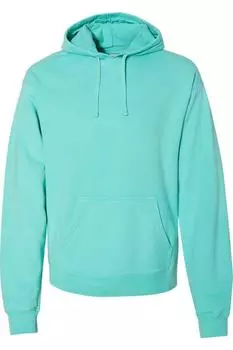 Толстовка унисекс с капюшоном ComfortWash by Hanes Garment-Dyed, цвет mint