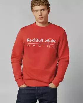 Толстовка унисекс с круглым вырезом и принтом логотипа Pepe Jeans, красный