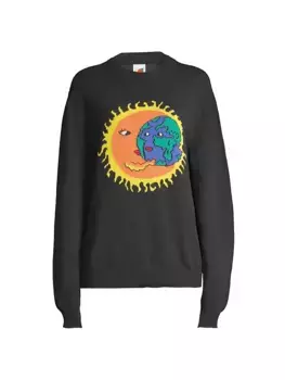 Толстовка унисекс с круглым вырезом Sky High Farm, черный