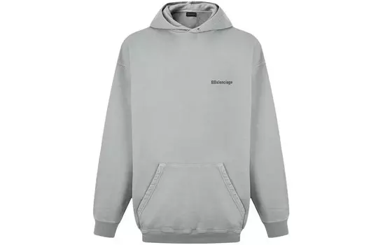 Толстовка унисекс серая Balenciaga, серый