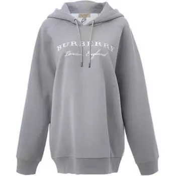 Толстовка унисекс серая Burberry, серый