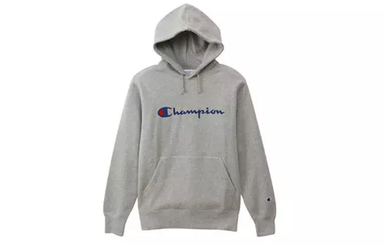 Толстовка унисекс серая Champion, серый