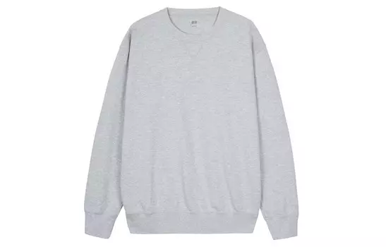 Толстовка унисекс серая Uniqlo, серый