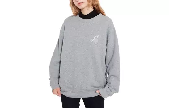Толстовка унисекс серая Uniqlo, серый