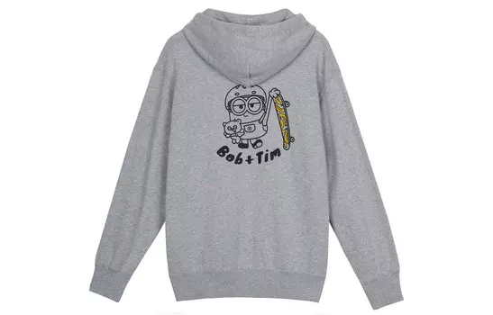 Толстовка унисекс серая Uniqlo, серый