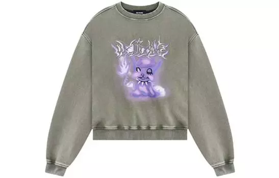 Толстовка унисекс серая WE11DONE, серый