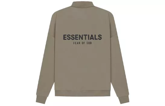 Толстовка унисекс серо-коричневого цвета Fear Of God Essentials, коричневый