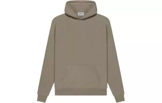 Толстовка унисекс серо-коричневого цвета Fear Of God Essentials, коричневый