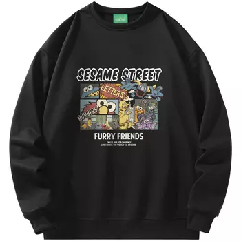 Толстовка унисекс SESAME STREET, Apricot