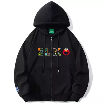 Толстовка унисекс SESAME STREET, Apricot[Fleece-Lined]