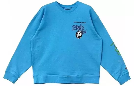 Толстовка унисекс синяя Chrome Hearts, синий