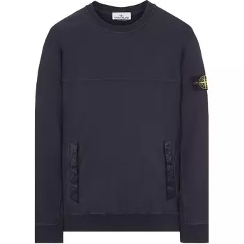 Толстовка унисекс синяя Stone Island, синий
