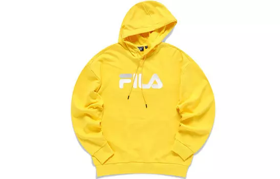 Толстовка унисекс солнечно-желтая Fila, желтый
