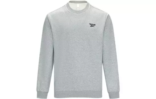 Толстовка унисекс, средний цвет, серый меланж Reebok, серый