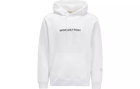 Толстовка унисекс SS23 от Fragment Design X FRGMT Co Moncler, белый