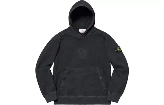 Толстовка унисекс Stone Island X Supreme, черный