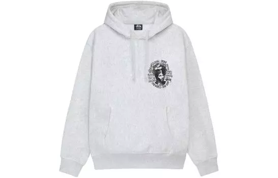 Толстовка унисекс Stussy, цвет Ash color