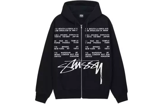 Толстовка унисекс Stussy, цвет Black