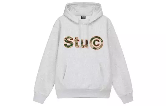 Толстовка унисекс Stussy, серый