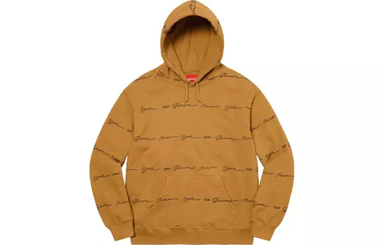 Толстовка Supreme Script Stripe, черный