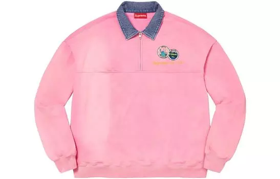 Толстовка Supreme Denim Collar, черный