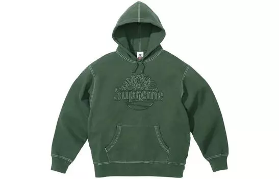 Толстовка Supreme Timberland с карманом-кенгуру, черный