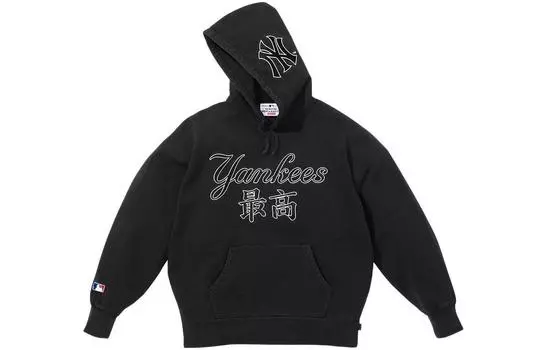 Толстовка Supreme New York Yankees Kanji, черный