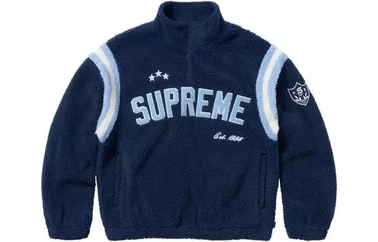 Толстовка Supreme Arc Half Zip, темно-синий