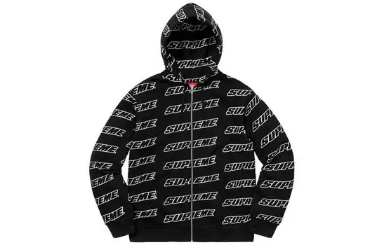 Толстовка Supreme Repeat Zip Up, синий