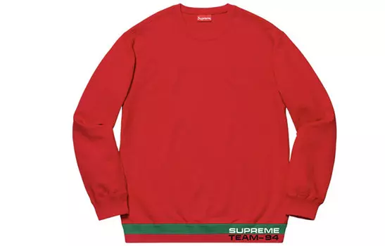 Толстовка унисекс Supreme, красный