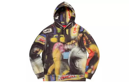 Толстовка унисекс Supreme, мультиколор