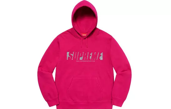 Толстовка унисекс Supreme, розовый