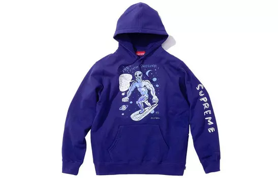 Толстовка унисекс Supreme, серый