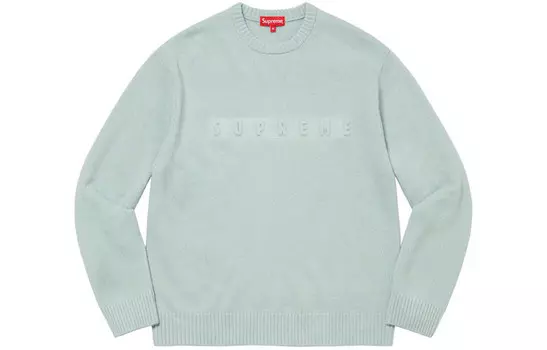 Толстовка унисекс Supreme, светло-голубой