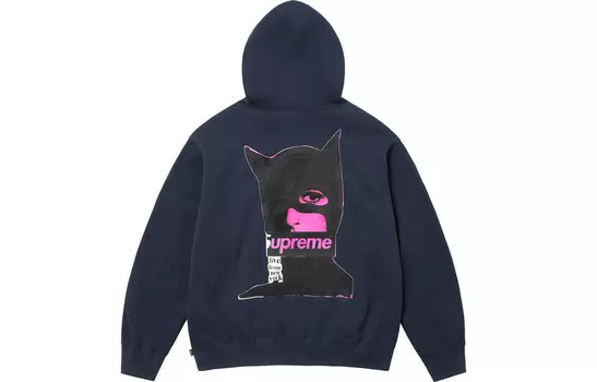 Толстовка унисекс Supreme, темно-синий