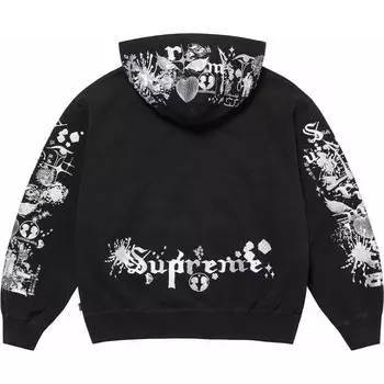Толстовка унисекс Supreme, зеленый