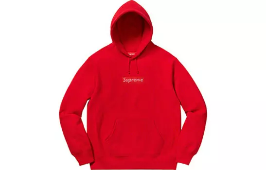 Толстовка унисекс Swarovski X Supreme, красный