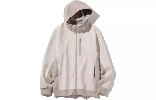 Толстовка унисекс светло-бежевая Uniqlo, светло-бежевый