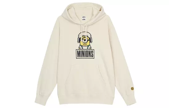 Толстовка унисекс светло-бежевая Uniqlo, светло-бежевый