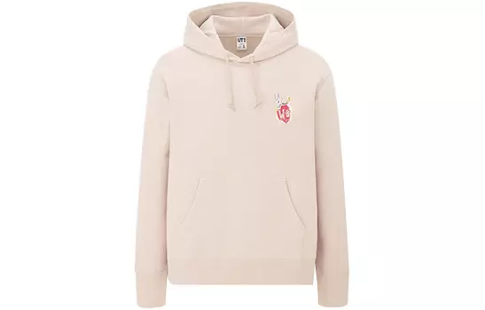 Толстовка унисекс светло-бежевая Uniqlo, светло-бежевый